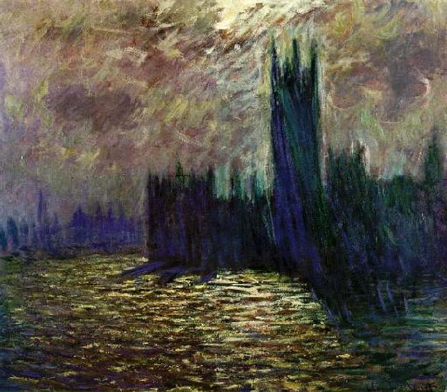 Claude Monet Houses of Parliament oil painting image